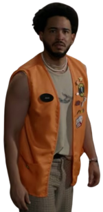 Natalie Alyn Lind Halloween Store 2026 Orange Vest - Image 3